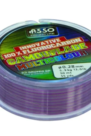 Monofilamento Asso Camouflage Multicolor Promoción