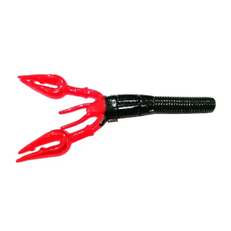 Oferta GARY YAMAMOTO MEDIUM CRAW 4.5" BLACK RED CRAW