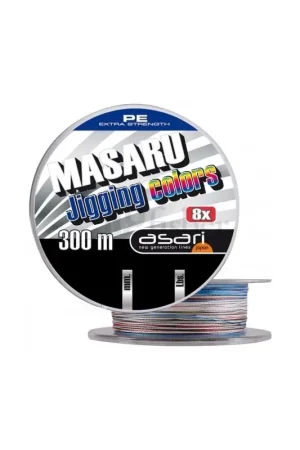 Promoción Exclusiva Trenzado Asari Masaru Jigging Colors 8 Hebras 300m