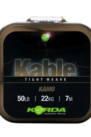 Oferta Flash Leadcore Korda Kable Kamo 50lb 22kg 7m