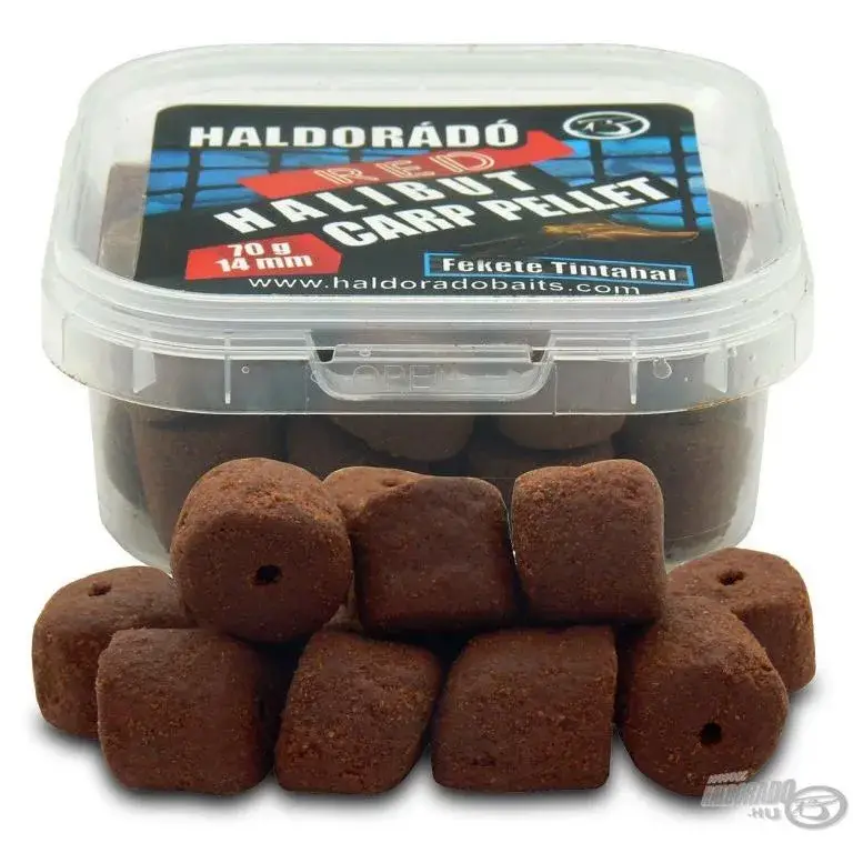 Promoción Exclusiva Haldorado – Red Halibut Carp Pellet 14mm Squid