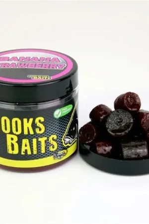 Alta Calidad Hook Pellets con líquido Pro Elite Baits Banana Strawberry 14-20 mm