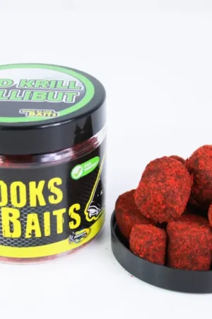 Hook Pellets en polvo Pro Elite Baits Red Krill Halibut 14-20 mm Directo De Fábrica