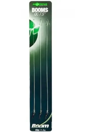 Bajos de línea montados Booms Korda 5,5" /25 lb Oferta De Temporada