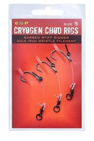 Disponible Ahora Anzuelos montados ESP Cryogen Chod Rig nº8