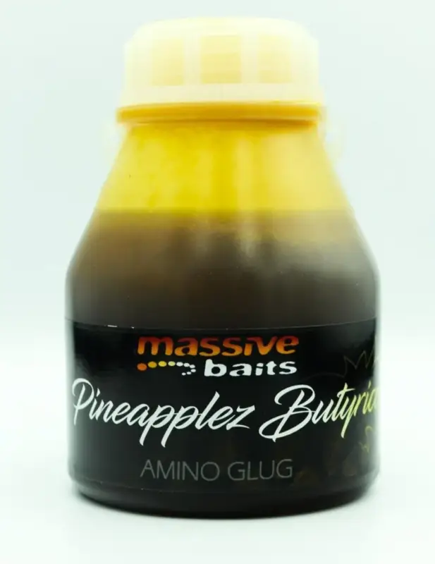 Envío Inmediato Dip Massive Baits Amino Glugs Pineapple Butyricco 250 ml