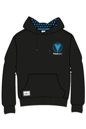 Sudadera Vitalbaits Azul con capucha Liquidación