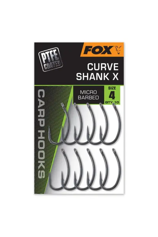 Stock Limitado Anzuelos Fox Curve Shank X