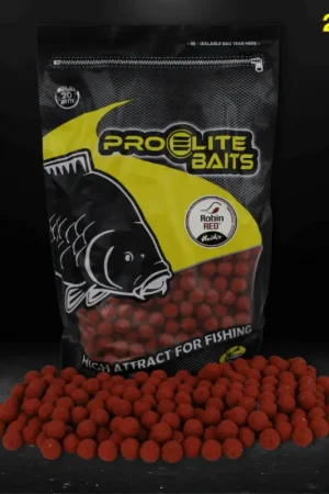 Precio Reducido Boilies Pro Elite Baits Robin Red 20 mm 2,5 Kg