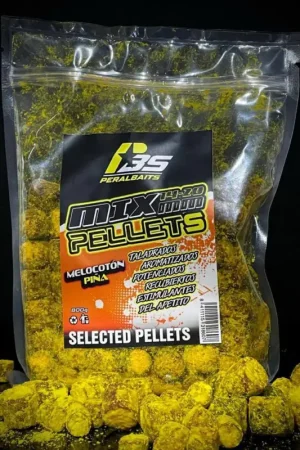 Envío Inmediato Mix Pellets Peralbaits Melocotón Piña 14-20 mm