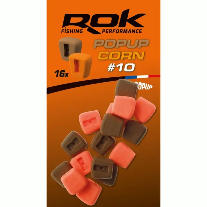 Maíz Pop up Rok Fishing Naranja/Marron 10 Ordena Ya