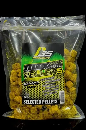Barato Mix Pellets Peralbaits Banana Piña 14-20 mm
