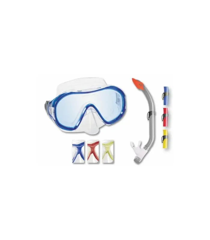 Kit gafas y tubo Caribe Silicona Junior Última Versión