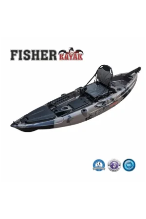 Envío Inmediato Kayak Angler 11 Largo 3.05m ancho 0.83m Grey Black
