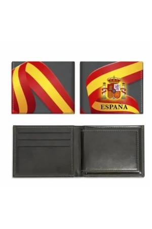 Súper Precio Cartera doble Barbaric polipiel impresa España