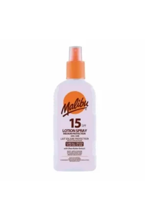 Liquidación Malibu locion solar FP 15 200ml spray