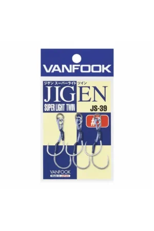 Vanfook Anzuelo Jigen Super Light Twin JS-39 varias medidas Gran Oferta