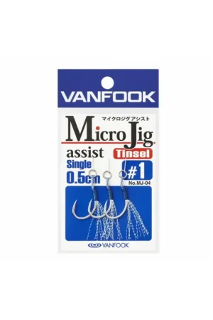 Ocasión Especial Vanfook Anzuelo Microjig Assist single MJ-04 varias medidas