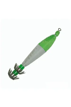 Jibionera tela verde blanco 9cm Económico