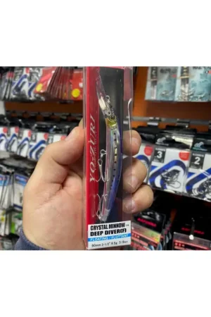 Alta Calidad YO ZURI CRYSTAL MINNOW DEEP DIVER F90 HIW