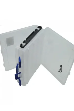 CAJA PORTA SEÑUELOS DOBLE TAPA DIVISION HORIZONTAL DE RAGOT Última Oportunidad