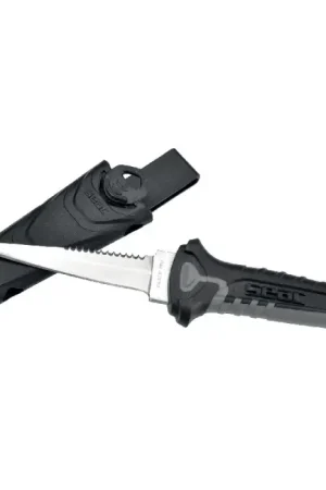 Cuchillo Seac sub Rapid Daga Negro/Gris Entrega Rápida