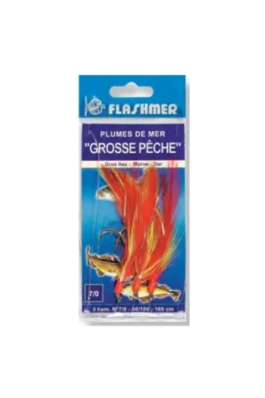 Oferta Plumas de Pesca del Gran Mar 3 Anzuelos 1600 mm