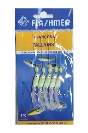 Bajo De Línea Flashmer Alevines 5 Anzuelos Oferta Limitada